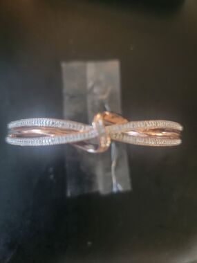 jcpenney Rose Gold and Silver Knot Bracelet